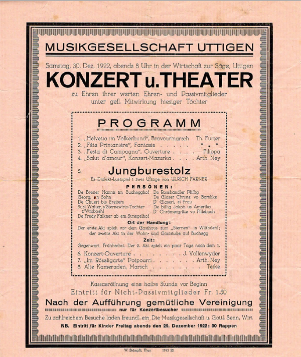 1922.12.30 Programm Konzert und Theater