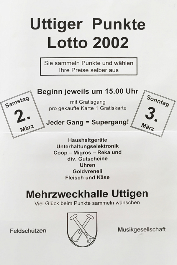 2002.03.02 Uttiger Punkte Lotto