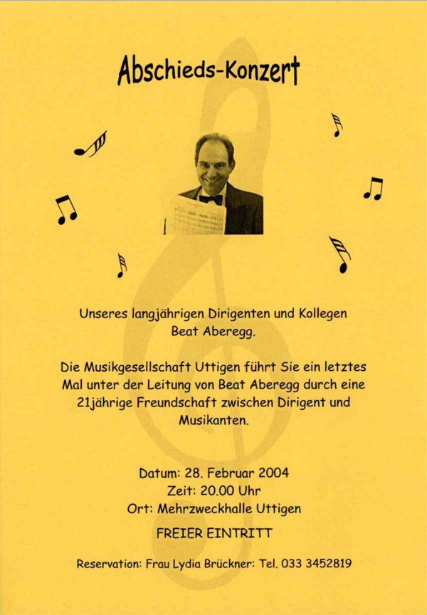2004.02.28 Flyer Abschiedskonzert Beat Aberegg