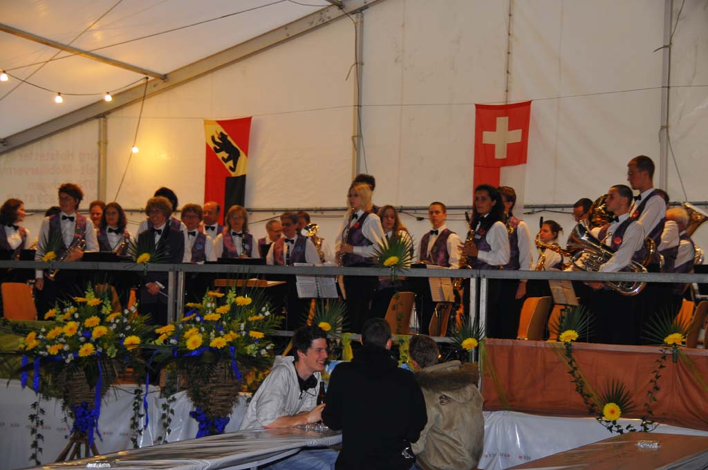 MG Uttigen auf der Festbühne.