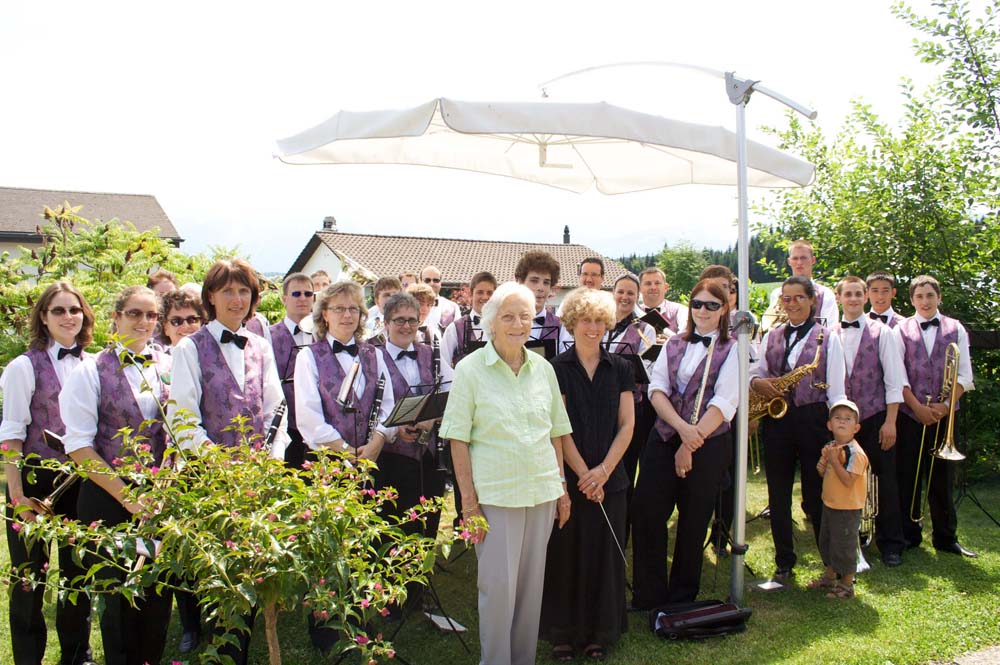 Die MGU mit der Jubilarin