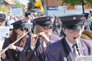 Das Holzregister auf der Marschmusik